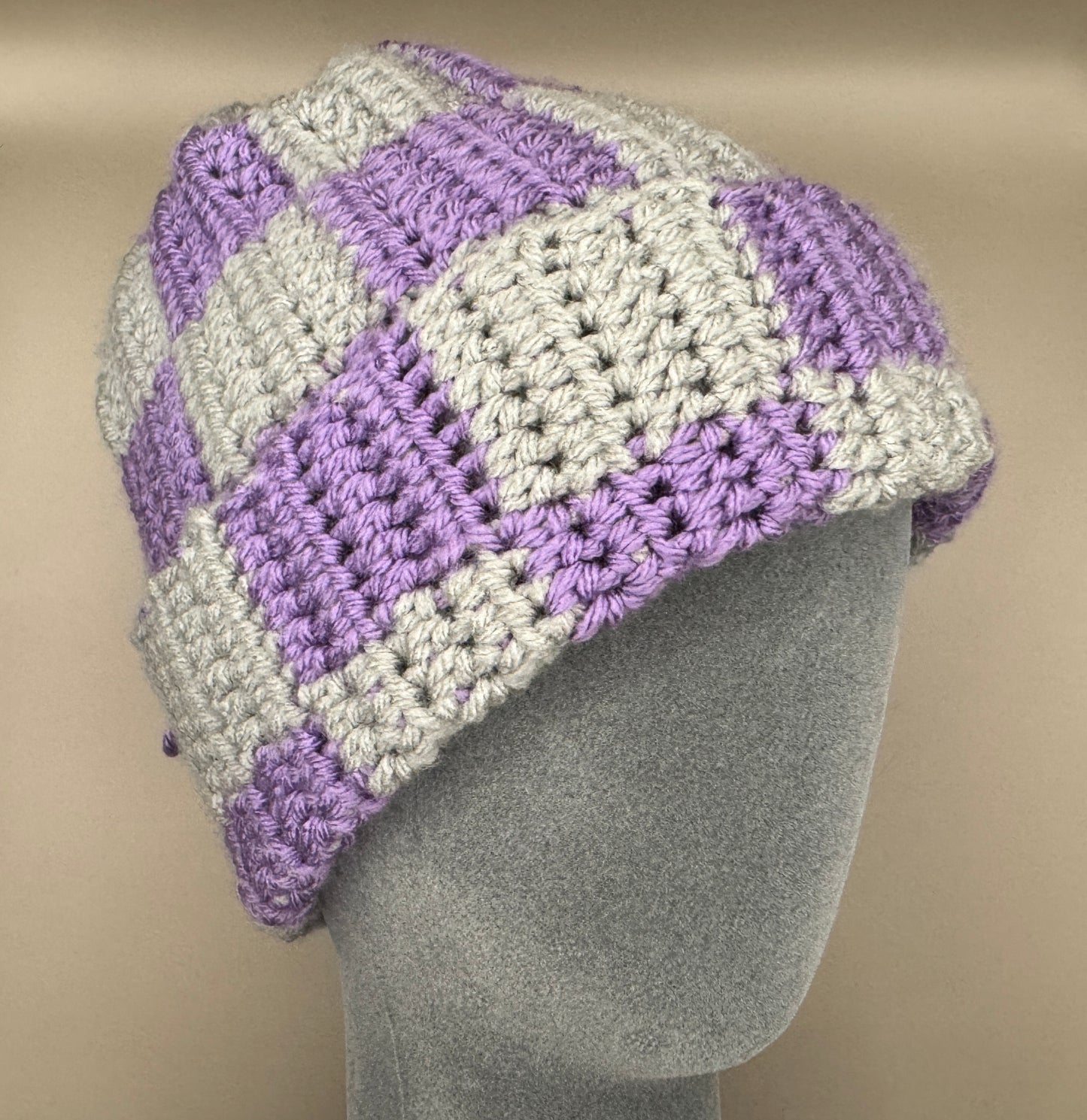 Checkered Winter Hat - Kids Size